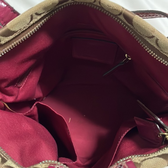 Coach bag | Coach signature python stripe in raspberry - Picture 9 of 17